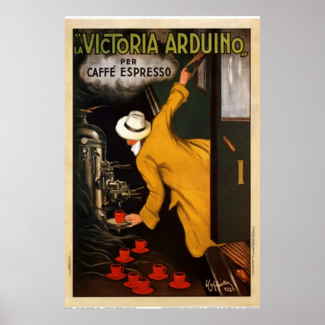 Affiche Art vintage Victoria Arduino 1922 (Devant)