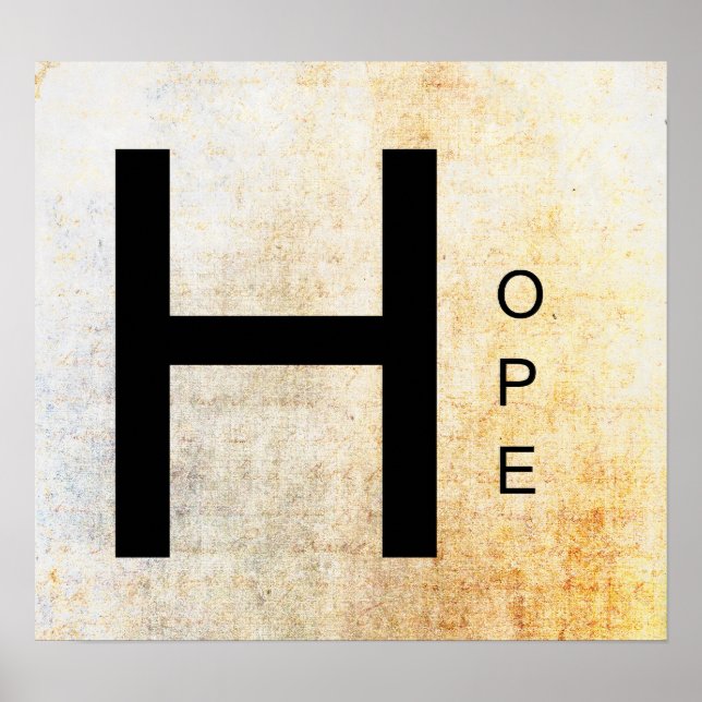 Affiche Art Word inspiré (Devant)