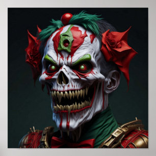 Affiche Art zombie généré par IA