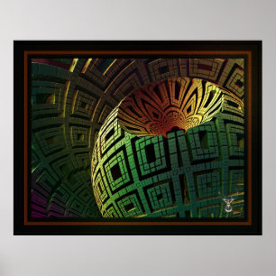 Affiche Artefact Alien par Xzendor7