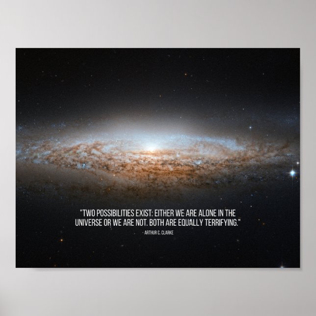 Affiche Arthur C. Clarke Citation (Devant)