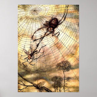 Affiche Arthur Rackham - Art vintage de conte de fées
