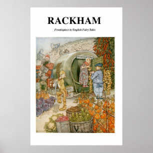 Affiche Arthur Rackham - Frontispiece to English Fairy Tal