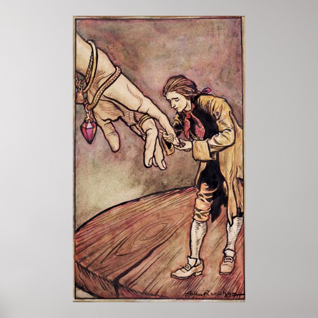 Affiche Arthur Rackham | Image aquarelle d'origine (Devant)