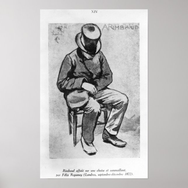 Affiche Arthur Rimbaud (Devant)