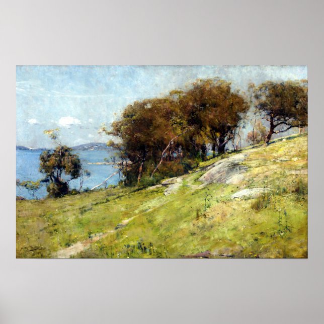 Affiche Arthur Streeton Cremne Pastorale (Devant)