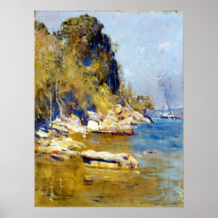 Affiche Arthur Streeton de mon camp (crique de Sirius)
