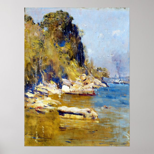 Affiche Arthur Streeton De Mon Camp (Sirius Cove) (Devant)