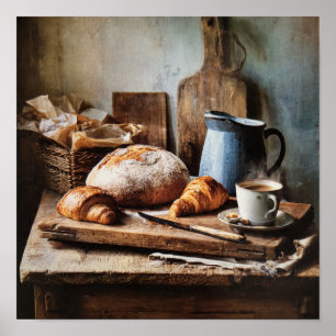 Affiche Articles de boulangerie rustique - Héirloom Confor