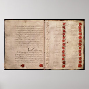 Affiche Articles de l'Union entre l'Angleterre et l'Écosse