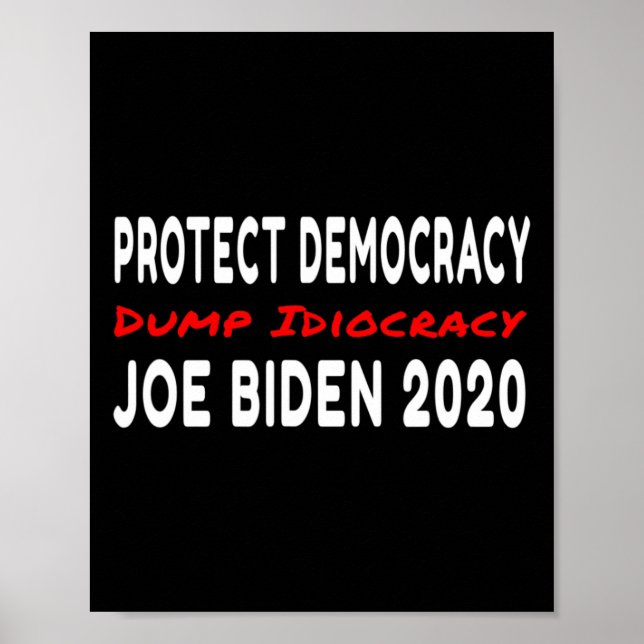 Affiche Articles drôles de Joe Biden contre Donald Trump a (Devant)