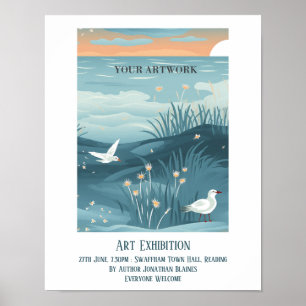 Affiche Artist Peintre Art Exposition Promotion