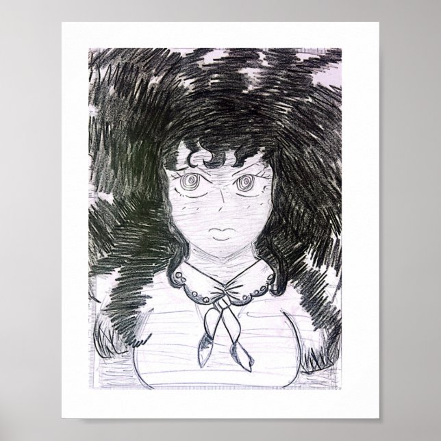 Affiche Artista surdo, arte feita á mão, desenhos. (Devant)