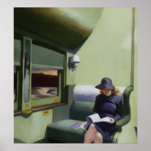 Affiche Artiste Américain Edward Hopper Vintage