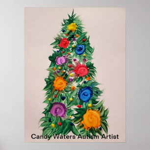 Affiche Artiste de l'autisme Candy Waters