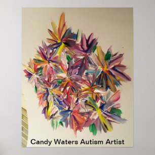 Affiche Artiste de l'autisme Candy Waters