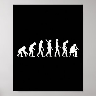 Affiche Artiste de tatouage de l'évolution