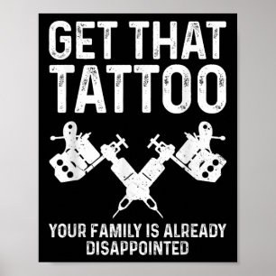 Affiche Artiste De Tatouage Drôle Art Pour Hommes Femmes T