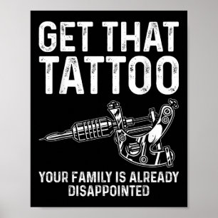Affiche Artiste De Tatouage Drôle Art Pour Hommes Femmes T