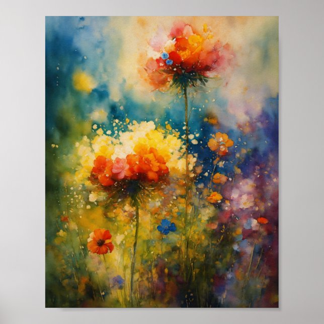 Affiche Artiste décorée : Décor mural pour chaque espace" (Devant)