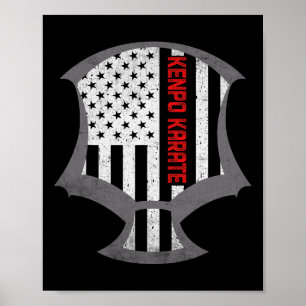 Affiche Artiste martiale américaine Kenpo Karate