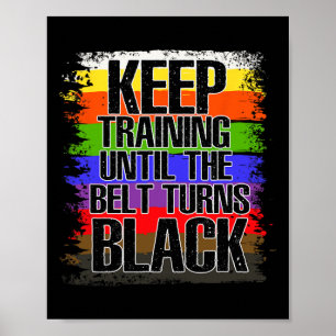 Affiche Artiste martiale Ceinture noire - Tae Kwon Do - Ka