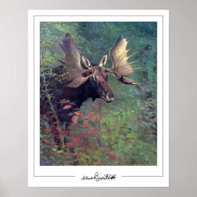 Affiche artistique Albert Bierstadt Zedign #225 (Devant)