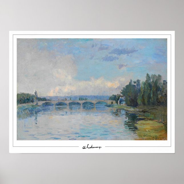 Affiche artistique Albert Lebourg Zedign #167 (Devant)