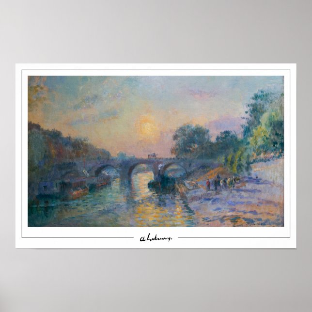 Affiche artistique Albert Lebourg Zedign #179 (Devant)