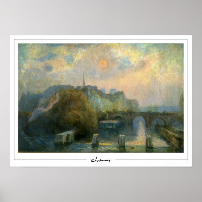 Affiche artistique Albert Lebourg Zedign #184 (Devant)