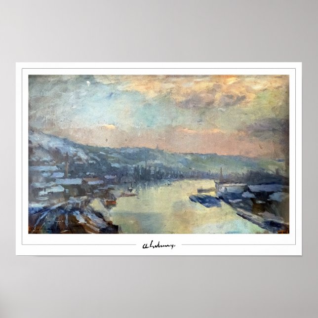 Affiche artistique Albert Lebourg Zedign #189 (Devant)