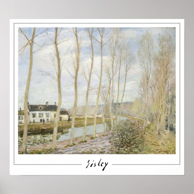 Affiche artistique Alfred Sisley Zedign #12 (Devant)
