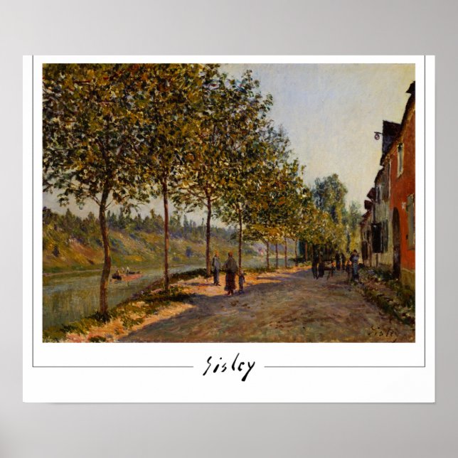 Affiche artistique Alfred Sisley Zedign #14 (Devant)