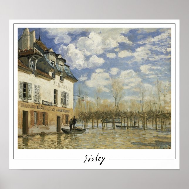 Affiche artistique Alfred Sisley Zedign #17 (Devant)