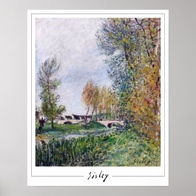 Affiche artistique Alfred Sisley Zedign #179 (Devant)