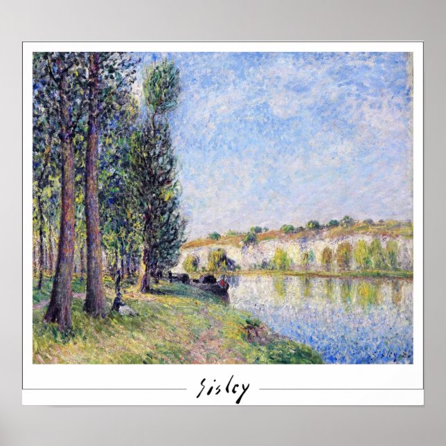Affiche artistique Alfred Sisley Zedign #19 (Devant)