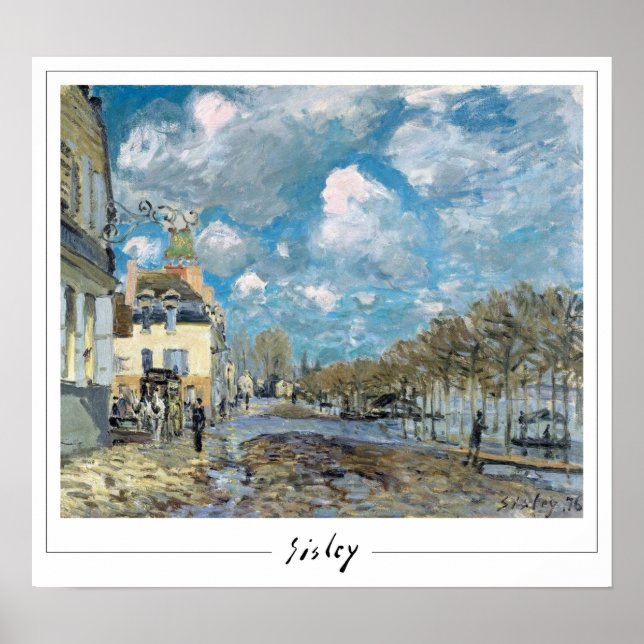 Affiche artistique Alfred Sisley Zedign #316 (Devant)