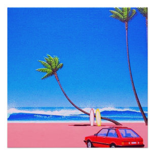 Affiche artistique de Hiroshi nagai