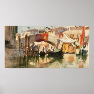 Affiche artistique de Roussoff à Venise