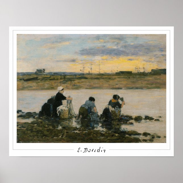 Affiche artistique Eugène Boudin Zedign #12 (Devant)