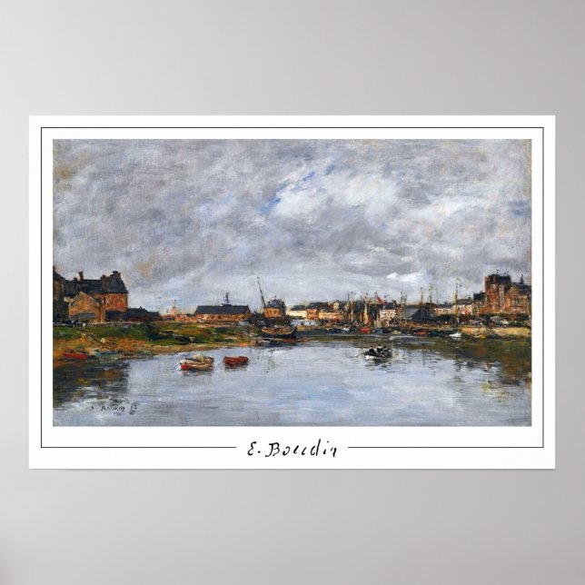 Affiche artistique Eugène Boudin Zedign #190 (Devant)