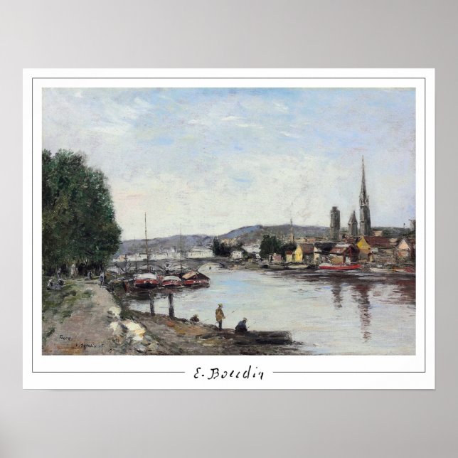 Affiche artistique Eugène Boudin Zedign #26-2 (Devant)