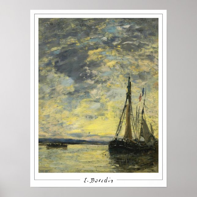 Affiche artistique Eugène Boudin Zedign #275-2 (Devant)