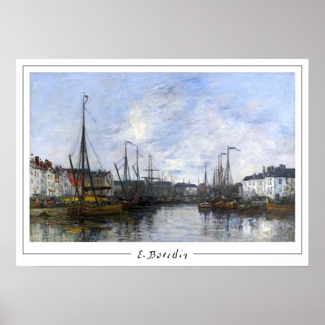 Affiche artistique Eugène Boudin Zedign #380 (Devant)