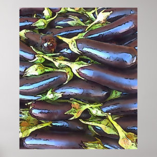 Affiche Artistique plantes Black Outline Art