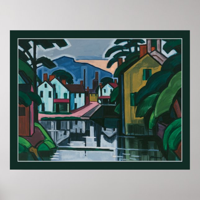 Affiche artistique "Vieux-Port" (Devant)