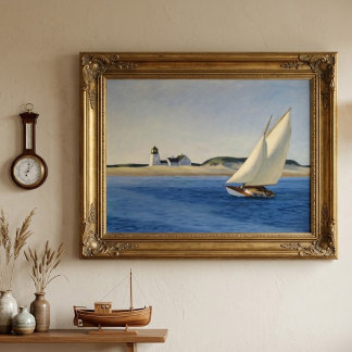 Affiche artistique vintage d'Edward Hopper