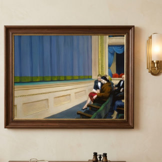 Affiche artistique vintage d'Edward Hopper