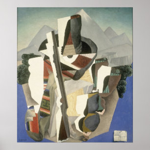 Affiche artistique "Zapata Style Landscape" de Riv