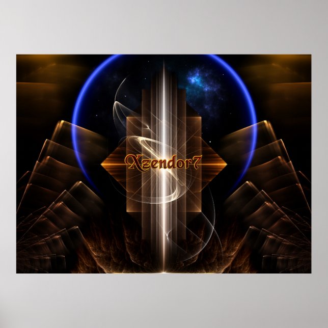 Affiche Artrillian Domain Of Xzendor7 Fractal Art (Devant)